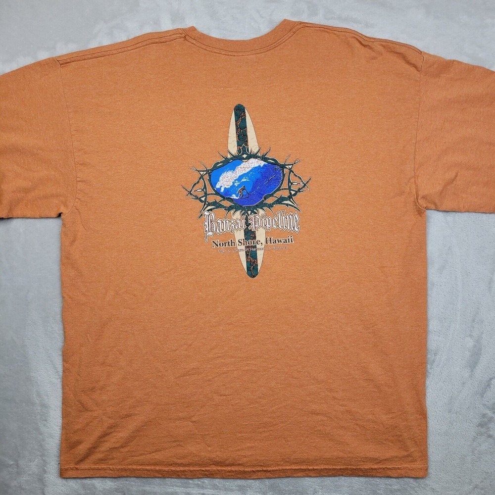 Banzai Pipeline Shirt Mens XL Surf Longboard Hawaii North‎ Shore Harmony Adult